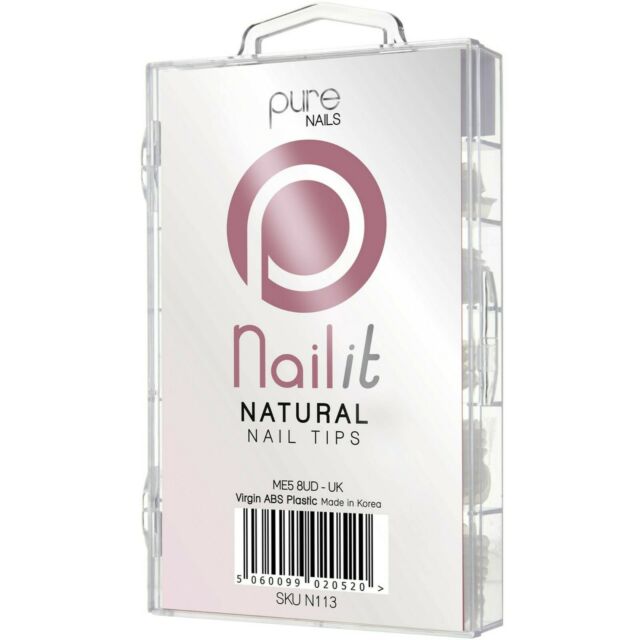 Natural Nail Tips Mixed Pack 100s