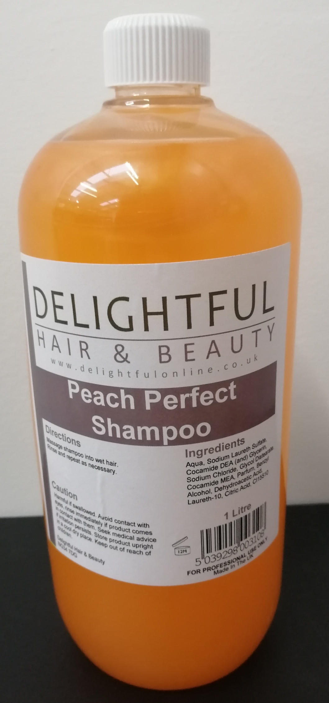 Delightful Premium Quality Peach Shampoo (5L)