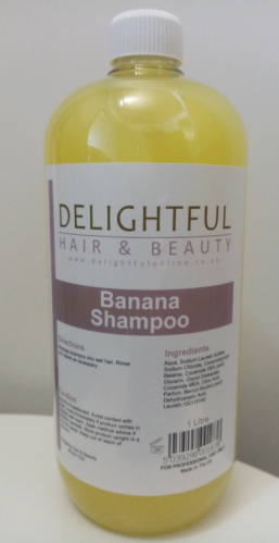 Delightful Banana Salon Quality Shampoo 1L