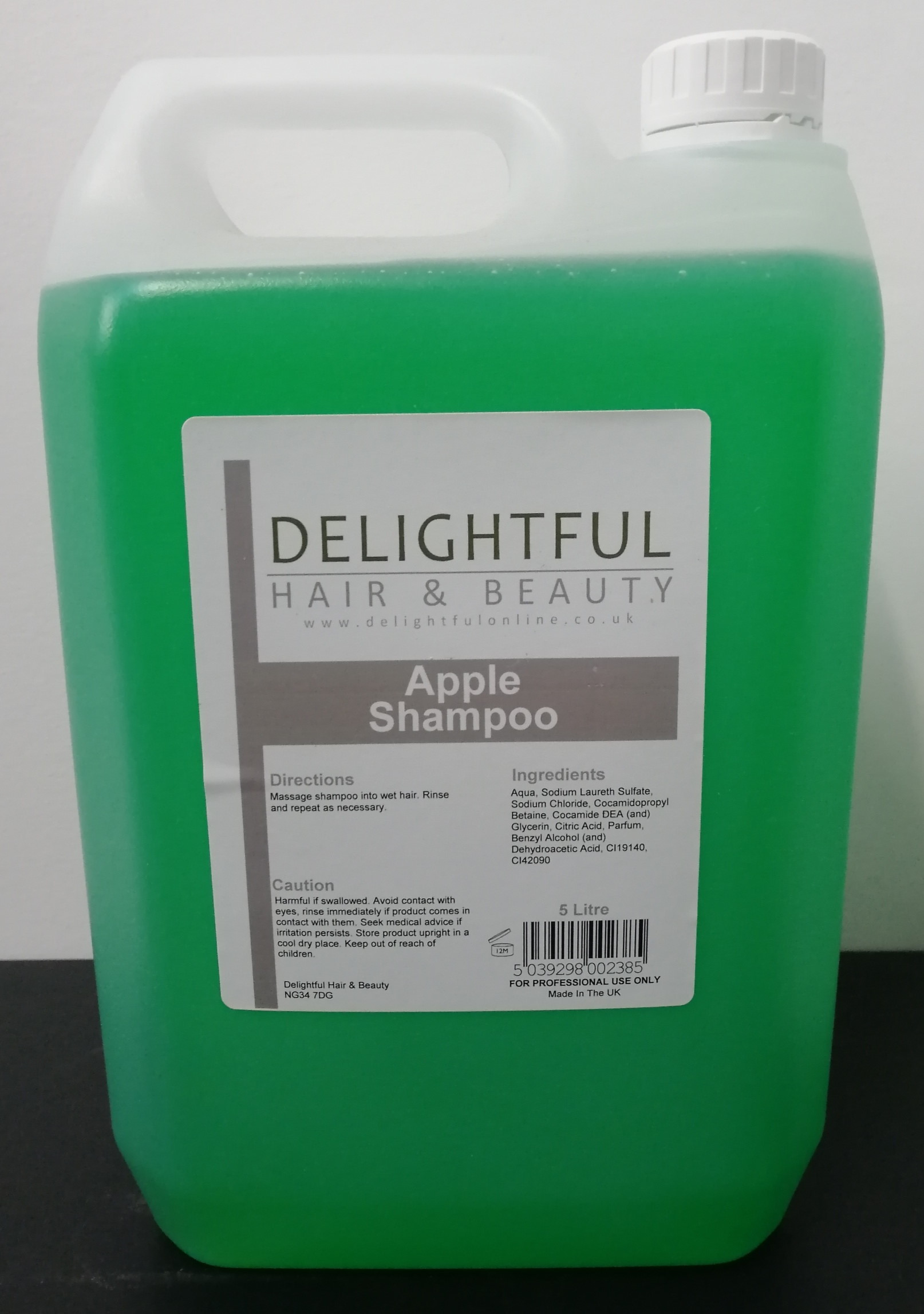 Delightful Apple Salon Quality Shampoo (5L)