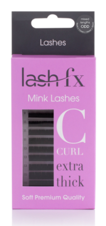 Mink Lashes Mixed Tray (Odd) C Curl