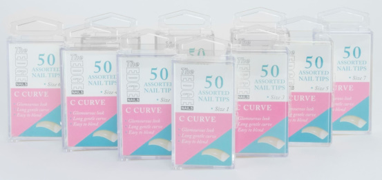 The Edge 'C' Curve Tips Size 10 (50)