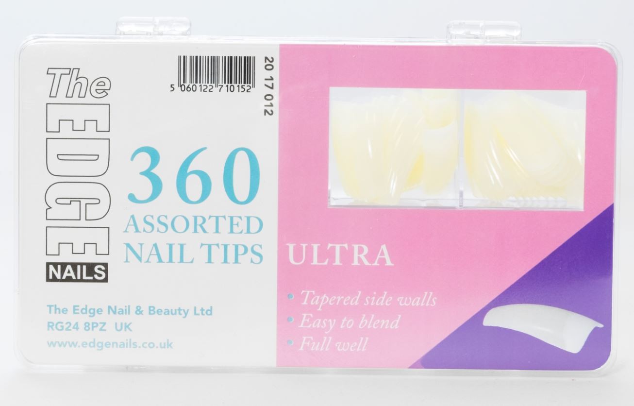 The Edge Ultra Nail Tips 360 Assorted Tips