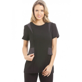 Milan Tunic Black / Dark Grey