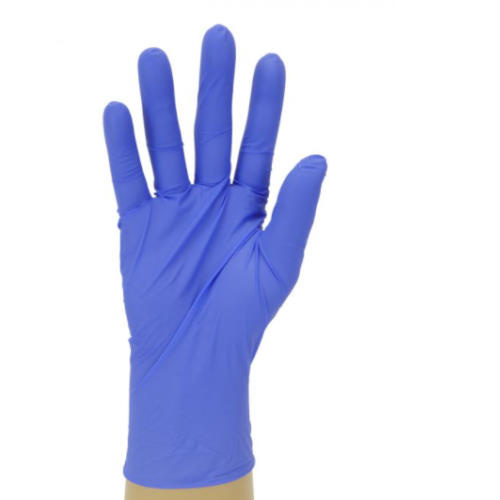 Powder Free Accelerator Free Indigo Nitrile Gloves