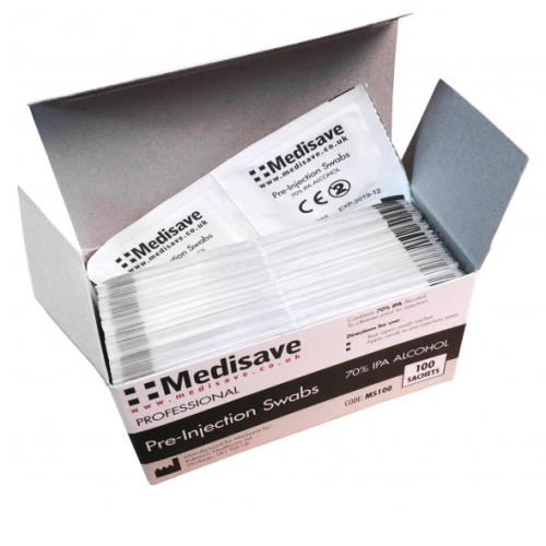 Medisave Professional 70% Alcohol Swabs x 100