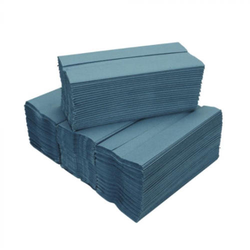 1 ply Blue C Fold Hand Towels