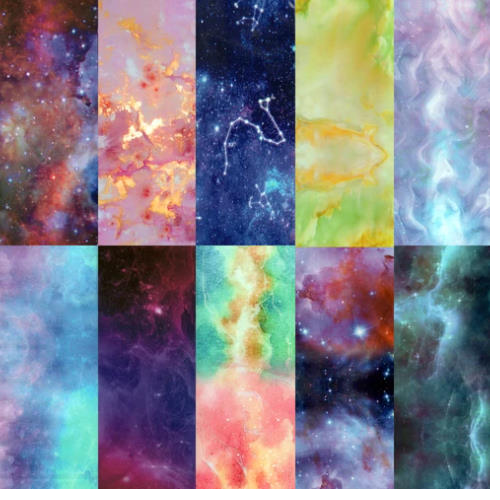 Halo Create - Foil - Galaxy (10 Pack)