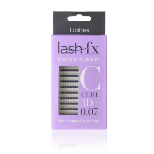 Lash FX Instant Russian Lashes 3D, C - 13mm (10 lines)