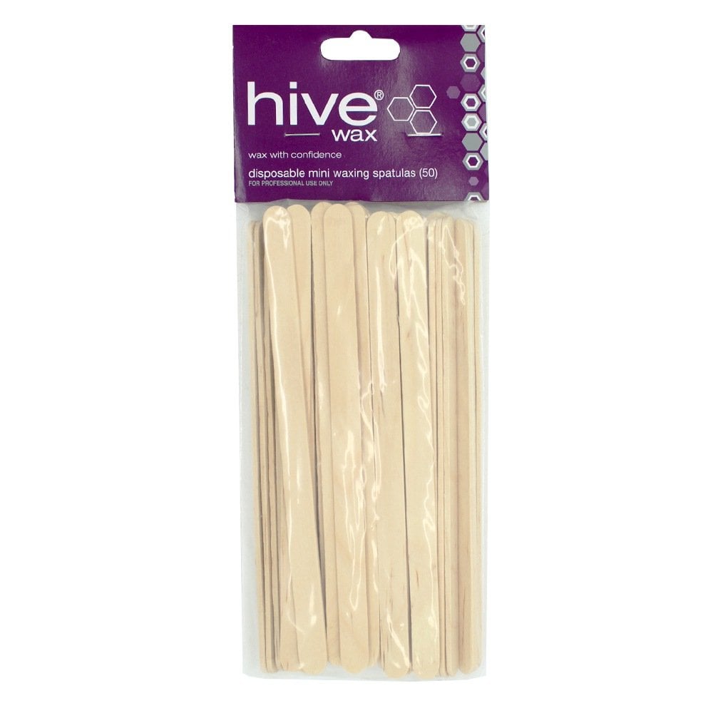 Hive Disposable Mini Wooden Spatulas (50)