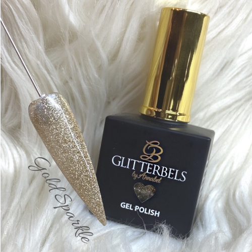 Glitterbels Gel Polish - Gold Sparkle