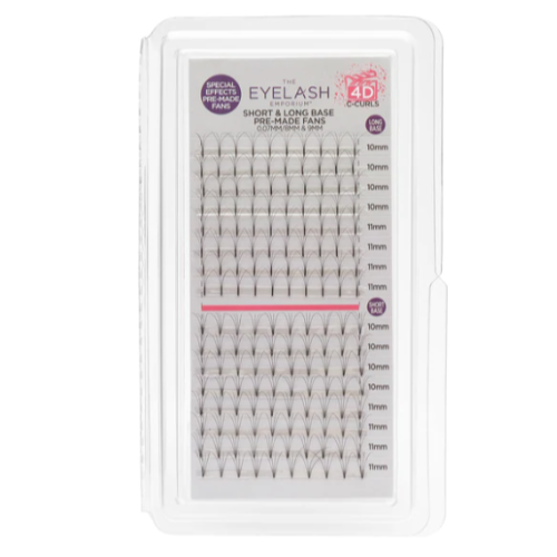 The Eyelash Emporium Special Effects Pre-Made 'Mink' Fans 5D C-Curls Lashes 0.07