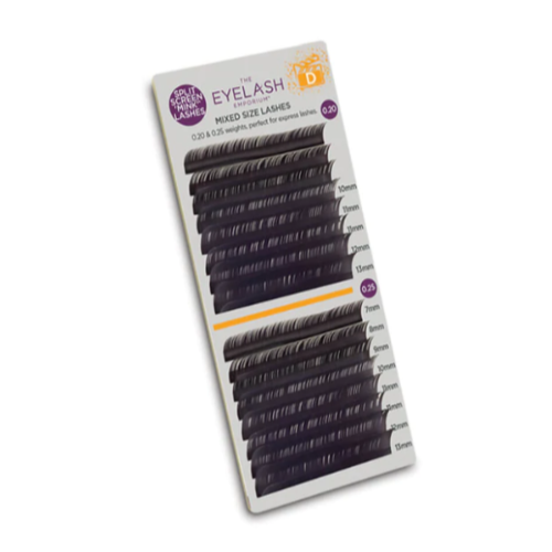 The Eyelash Emporium Split Screen 'Mink' B Lashes 0.10 & 0.12 Mixed Lengths