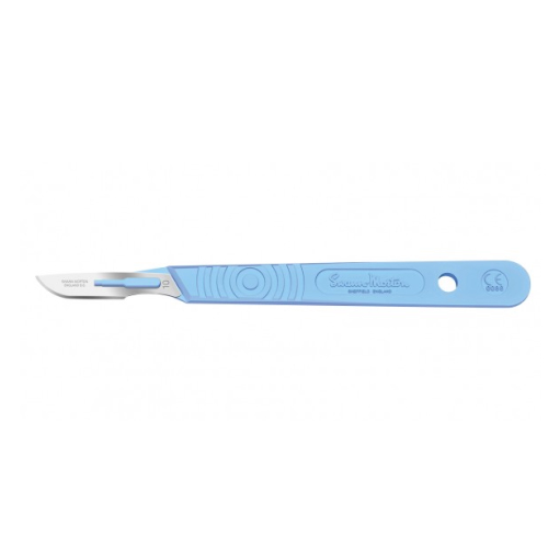 Sterile Disposable Scalpel No.10 Blade Polystyrene Handle Pk10