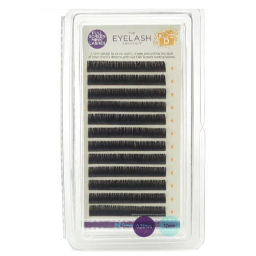 The Eyelash Emporium Full Screen 'Mink' D Lashes  0.07 12mm