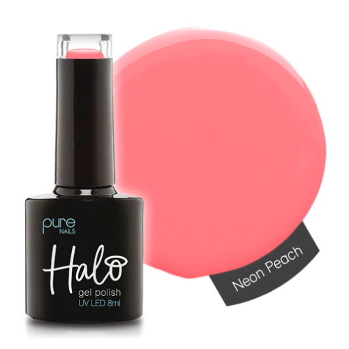 Halo Gel Polish 8ml - Neon Peach