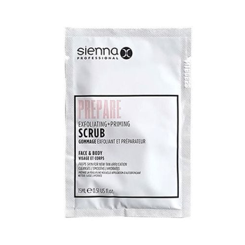 Sienna X Prepare Exfoliating+Priming Scrub Sachet (15ml)
