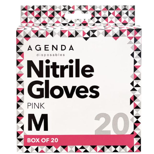 Nitrile Gloves UltraFlex Pink Large x 20 Pairs