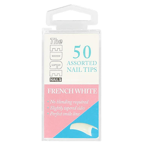 The Edge FRENCH WHITE Tips Size 5 (50)