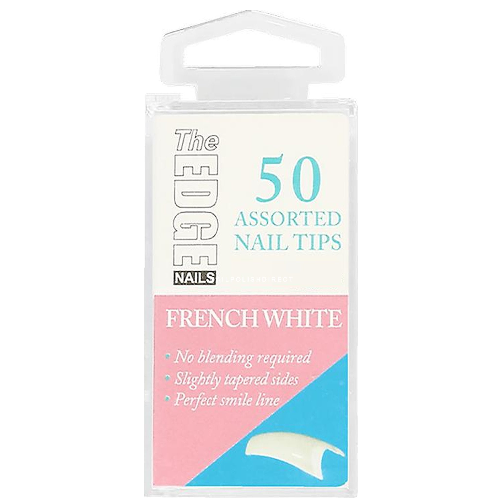 The Edge French White Nail Tips Size 8 (50)