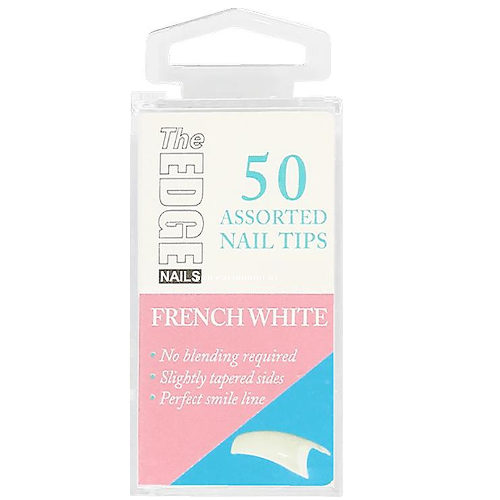 The Edge French White Nail Tips Size 9 (50)