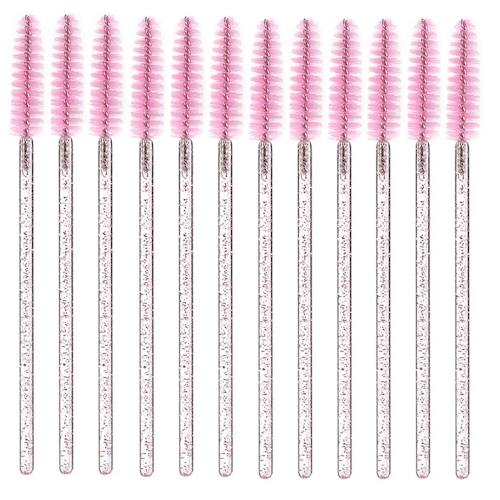 Crystal Pink Mascara Brushes (x50)