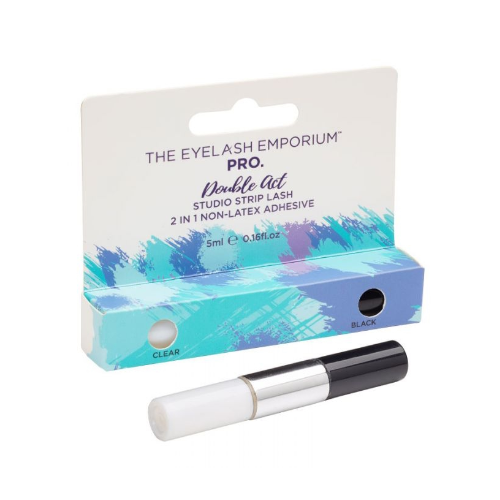 The Eyelash Emporium Double Act 2 in 1 Latex Free Studio Strip Lash Adhesive 5ml