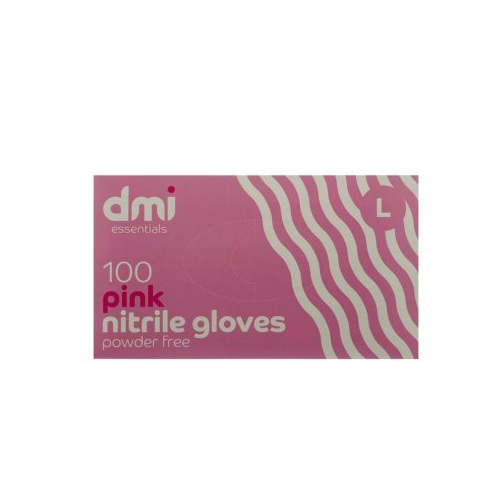 DMI - Nitrile Gloves Powder Free - Small - Pink x100