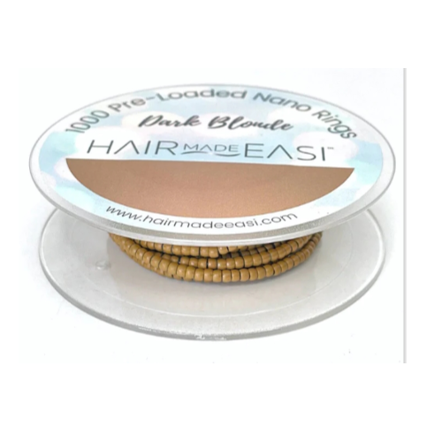 Hair Made Easi - Pre Loaded Nano Rings - Dark Blonde