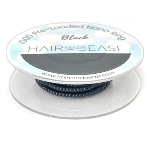 Hair Made Easi - Pre Loaded Nano Rings - Black