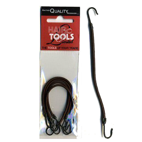 HAIR TOOLS BUNJEE HOOKS - BROWN