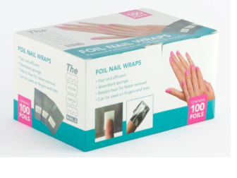 The EDGE Foil Nail Wraps- 100 per box