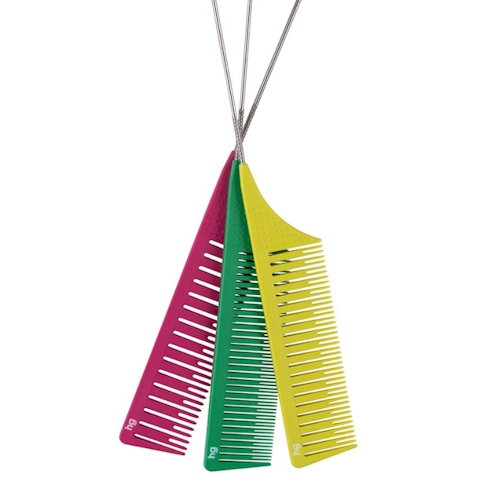 Head Gear Neon Highlighting Comb Trio