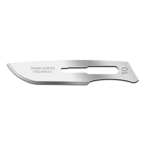 Swann-Morton Sterile In Carbon Steel Blade No.10  (100 pck)