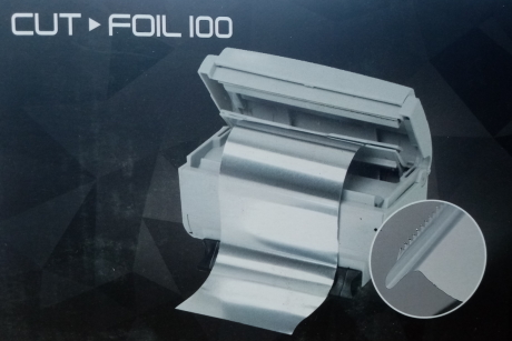 Cut & Fold Foil Dispenser - White