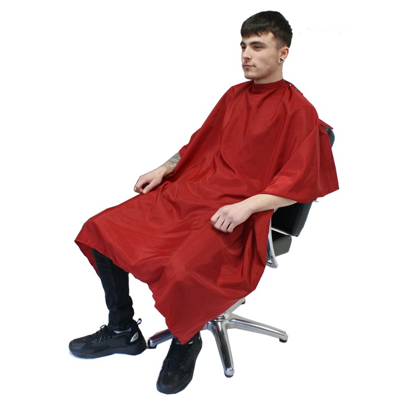 Hair Tools Red Barber Gown