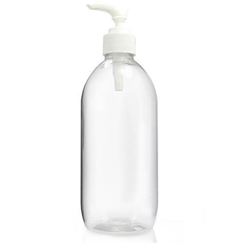 1L Bottle & Pump (Clear)