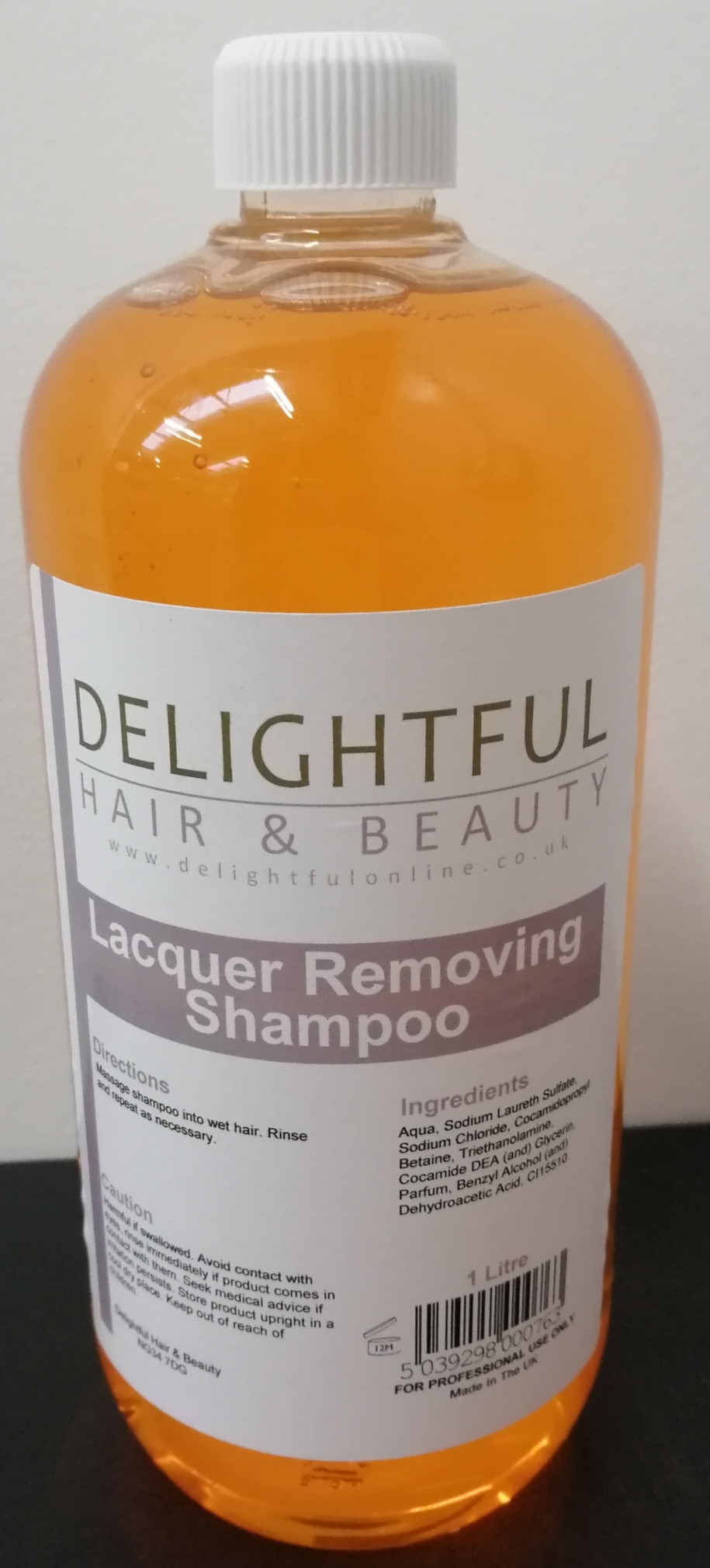 Delightful Lacquer Removing Shampoo (1L)