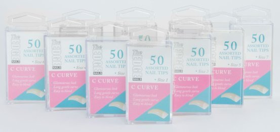 The Edge 'C' Curve Tips Size 10 (50)