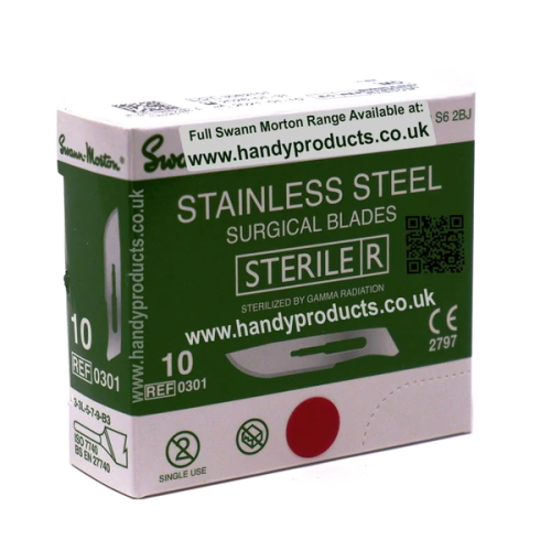 Swann-Morton Sterile Blade No.10  (100 pck)