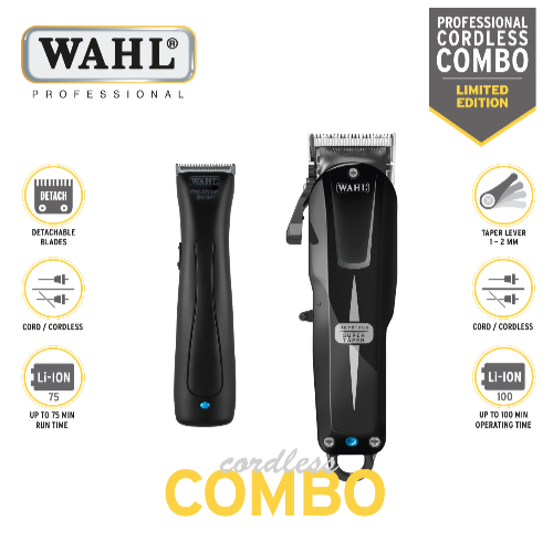 WAHL Limited Edition Super Taper & Beret Cordless Combo