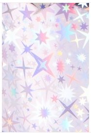 The Edge Nail Foil Wrap Silver Starburst