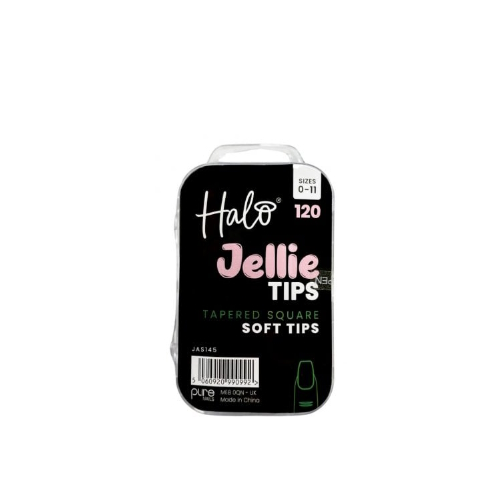 Halo Jellie Tips - Mixed Sizes - Short Tapered Square