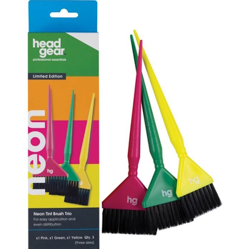 Head Gear Neon Tint Brush Trio