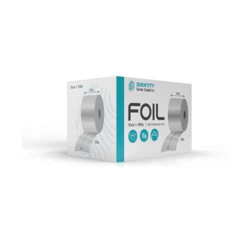 Identity Regular Foil 100mm x 100m - Silver