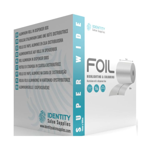Identity Super Wide Foil 150mm x 500m - Silver