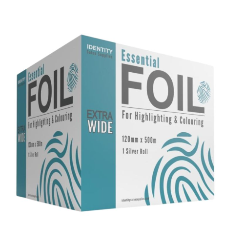 Identity Extra Wide Foil 120mm x 500m - Silver