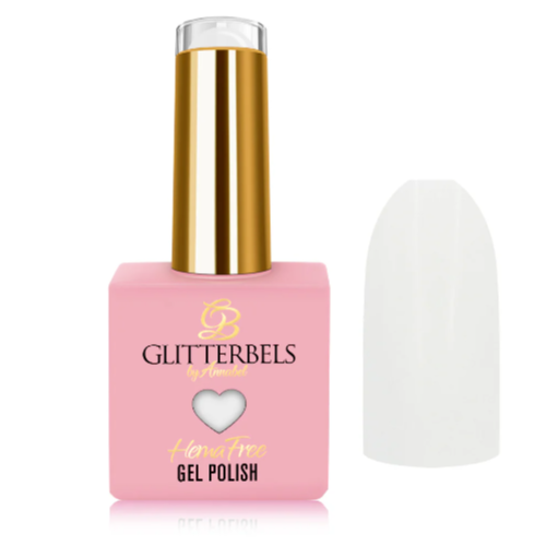 Glitterbels HEMA Free Gel Polish - White 8ml