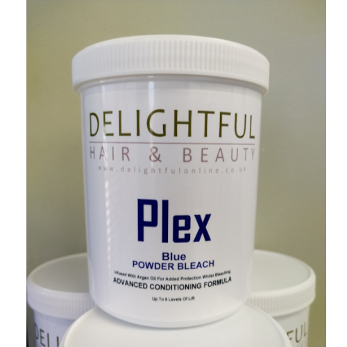 Delightful Plex Blue Powder Bleach 500g