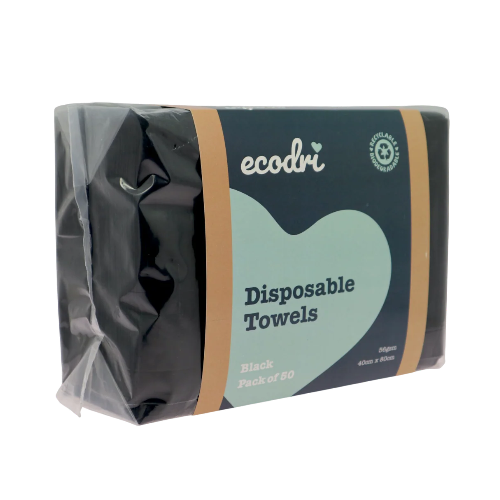 Ecodri Disposable Towels - Black (x50)